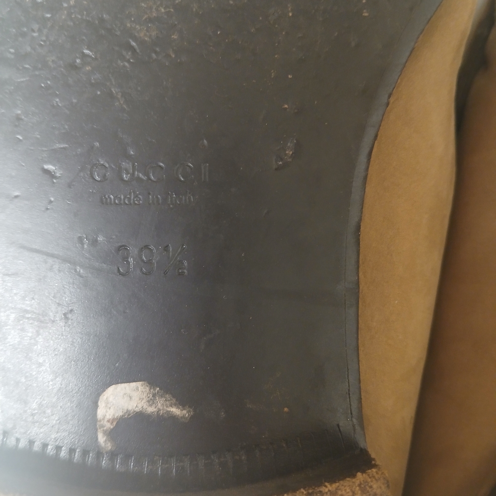 Gucci Tan Leather Loafers - Picture 6 of 6